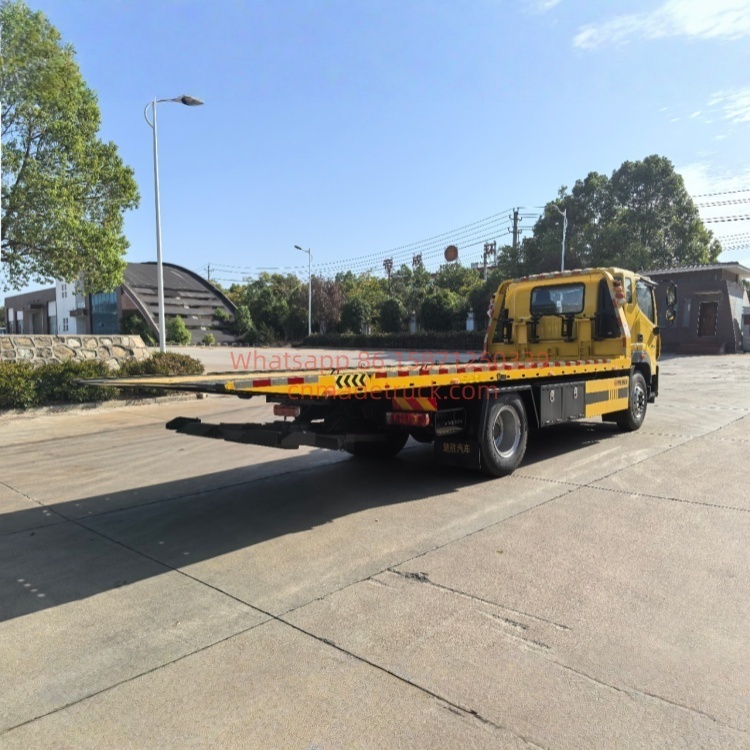 Foton Auhang R Series Single-axle Flatbed Wrecker Urban road rescue and one-to-two towing of accident vehicles on expressways