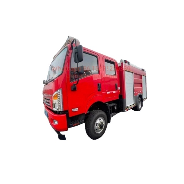 重汽4方水罐消防卡车