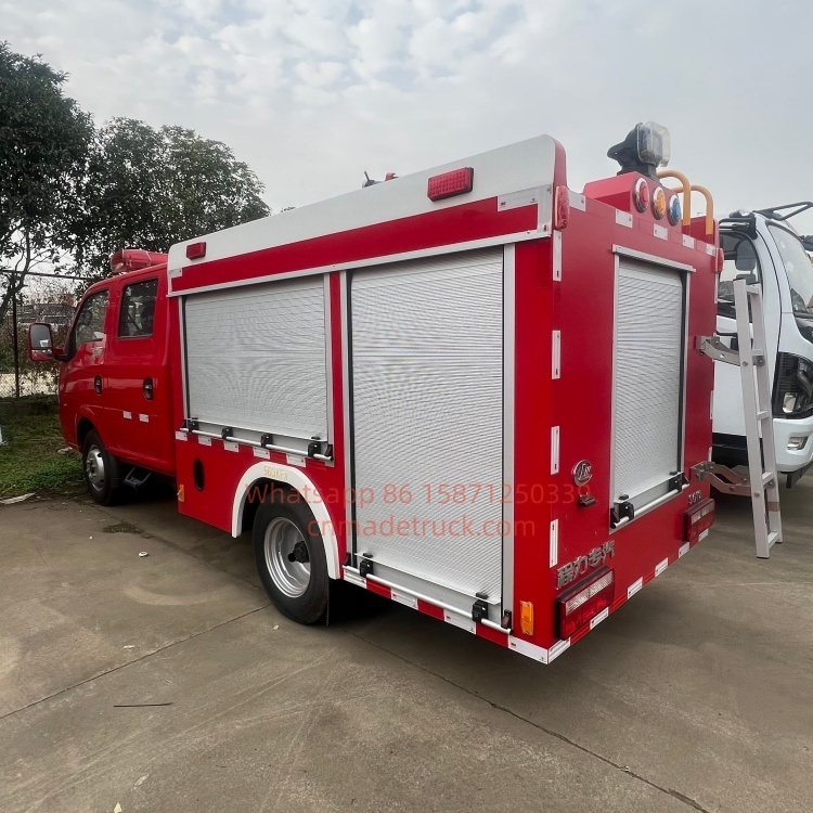 DFL Tuyi 1500L Double-cab small water tank  fire truck