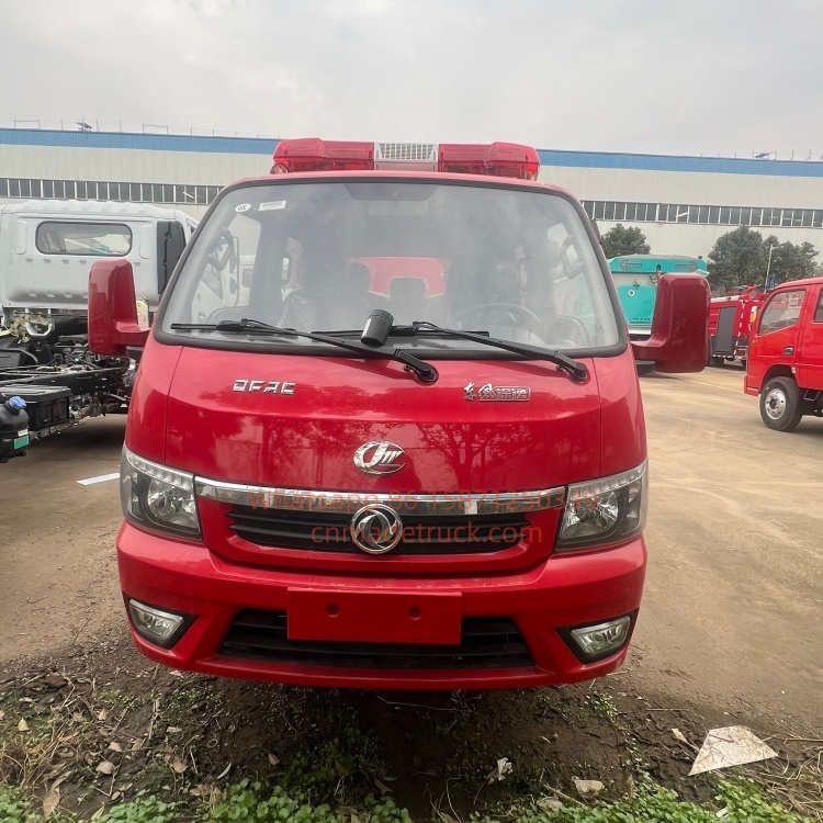 DFL Tuyi 1500L Double-cab small water tank  fire truck