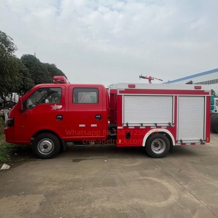 DFL Tuyi 1500L Double-cab small water tank  fire truck