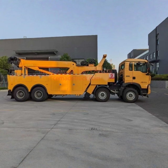 豪沃30吨旋转吊卡车3900毫米轴距 提升高度10米