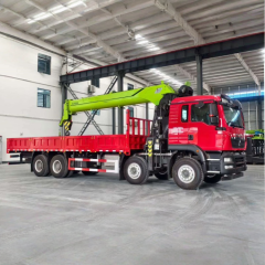 Zoomlion 14-ton 5-section boom Sinotruk Howo 8x4 truck-mounted crane truck