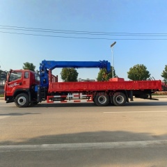 Liberate the super strong lifting capacity full-extended arm truck-mounted crane