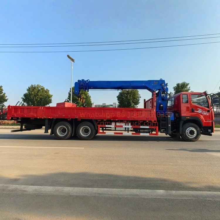 FAW Truck-mounted crane, lorry loader, straight-arm crane, flatbed truck-mounted crane