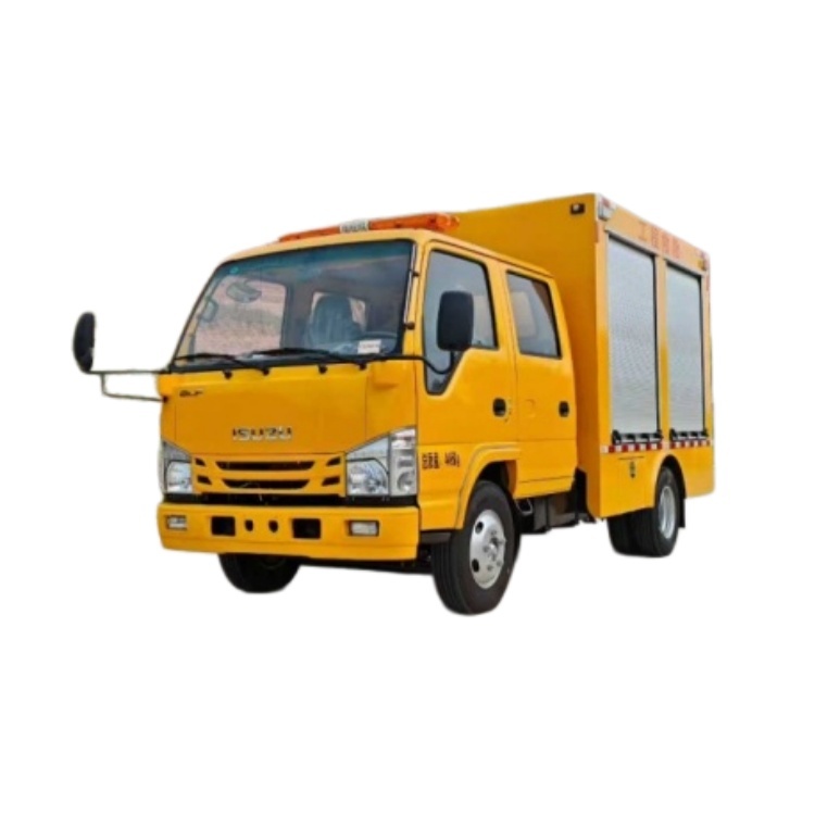 Isuzu double-row blue-plate emergency rescue vehicle waterlogging drainage vehicle