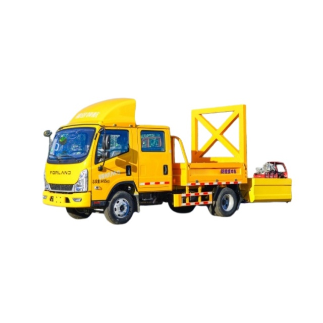 Foton Linghang M5 Double Cab Blue Plate Crash Buffer Truck 3360mm wheelbase