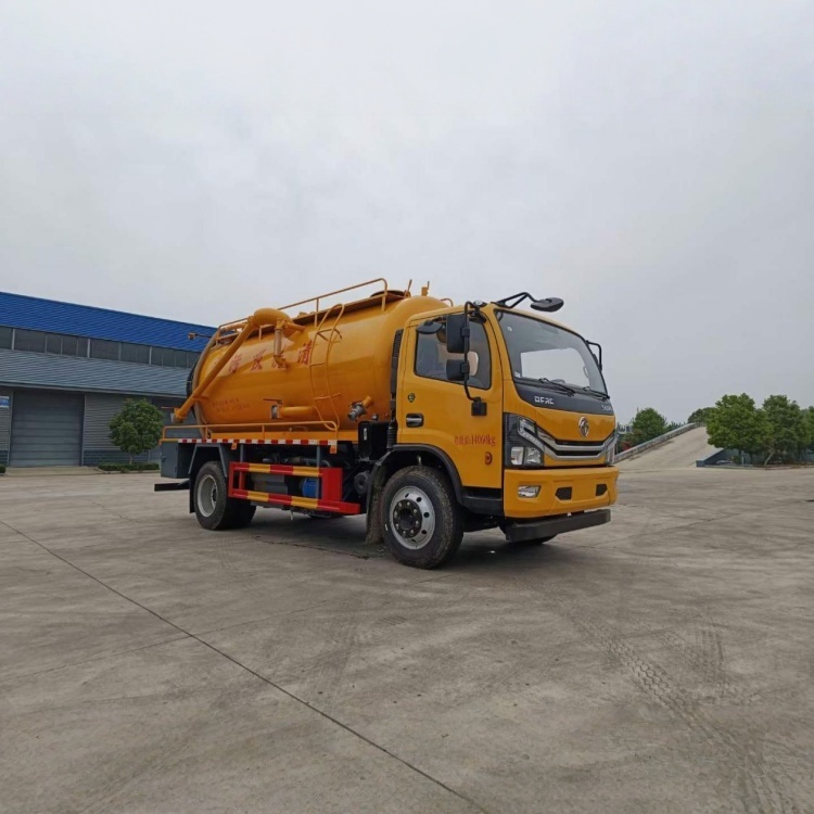 DFL  Dolica 10-cubic-meter Sewage Suction Truck / Combined Sewer Cleaning & Suction Truck