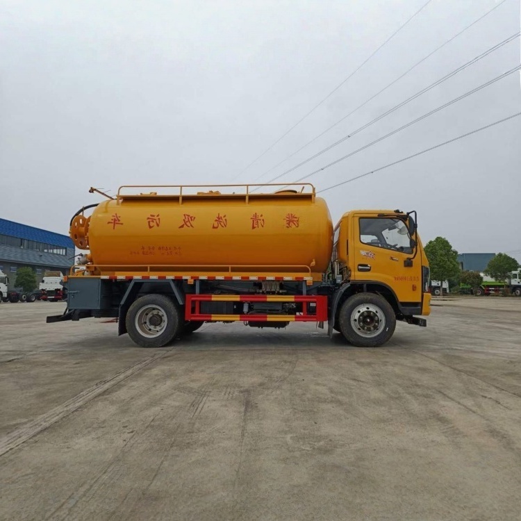 DFL  Dolica 10-cubic-meter Sewage Suction Truck / Combined Sewer Cleaning & Suction Truck