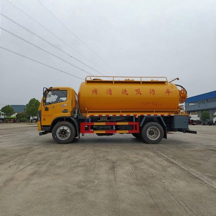 DFL  Dolica 10-cubic-meter Sewage Suction Truck / Combined Sewer Cleaning & Suction Truck