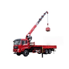 DFL Changxing rear eight-wheel truck with Changxing crane, wheelbase of 5900 millimeters