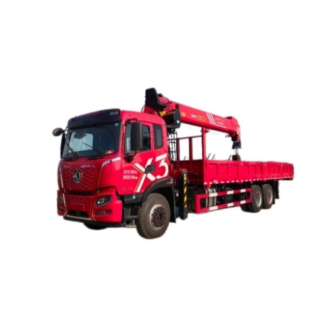 东风畅行X3后八轮三一吊机卡车3900毫米轴距