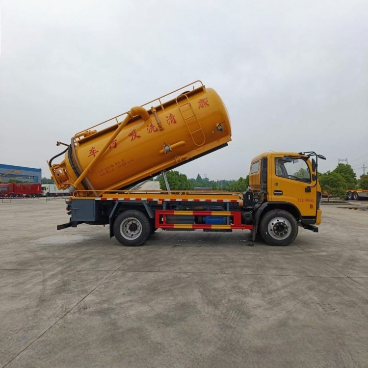 DFL  Dolica 10-cubic-meter Sewage Suction Truck / Combined Sewer Cleaning & Suction Truck