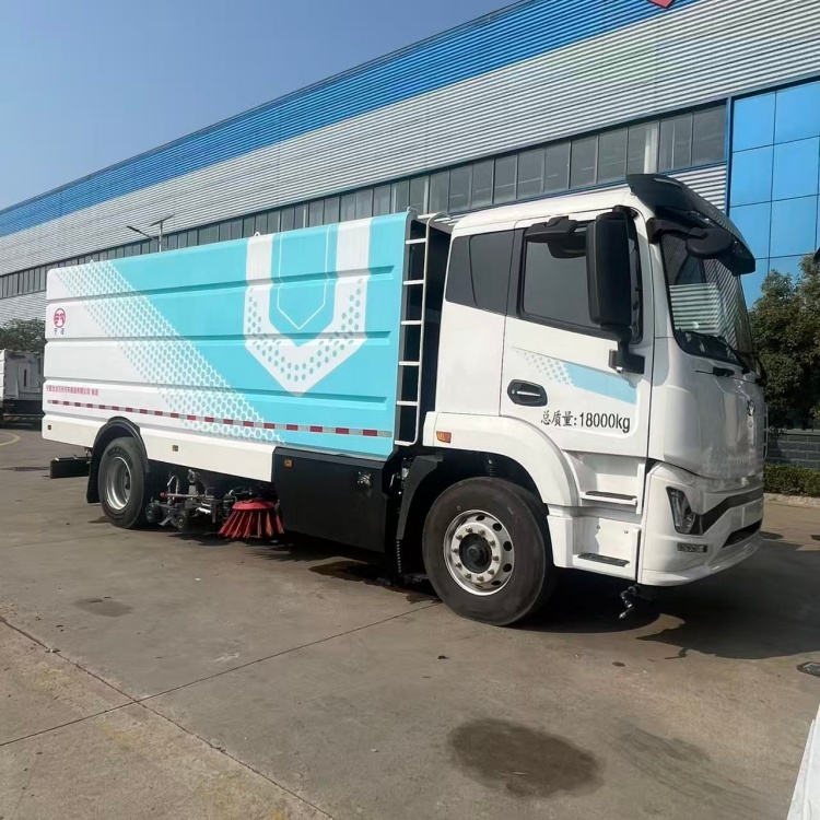 18-ton pure electric washing and sweeping truck