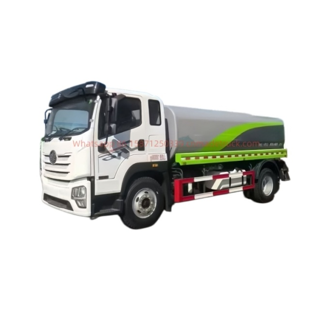 解放JK6单桥15000升雾炮洒水卡车大柴240马力发动机排量5170升