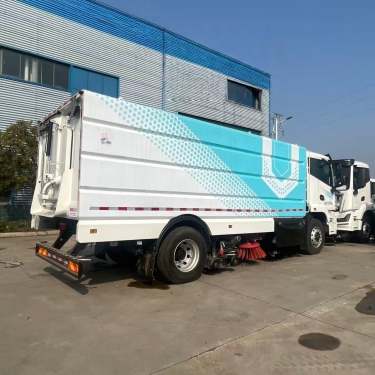 18-ton pure electric washing and sweeping truck