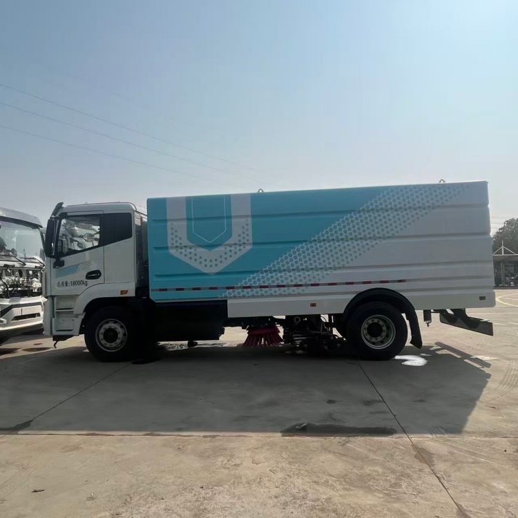 18-ton pure electric washing and sweeping truck