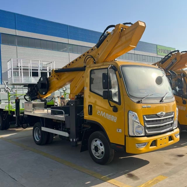 Foton Linghang M5 Blue Plate Straight Boom Aerial Work Vehicle