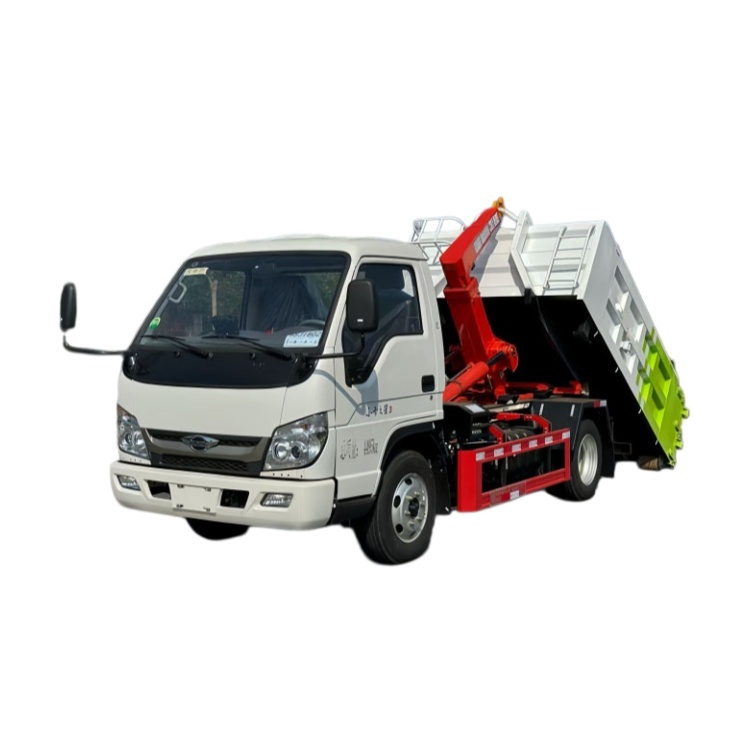 FOTON underground garage hook-arm garbage truck, Quanchai 95 horsepower, displacement 2300L