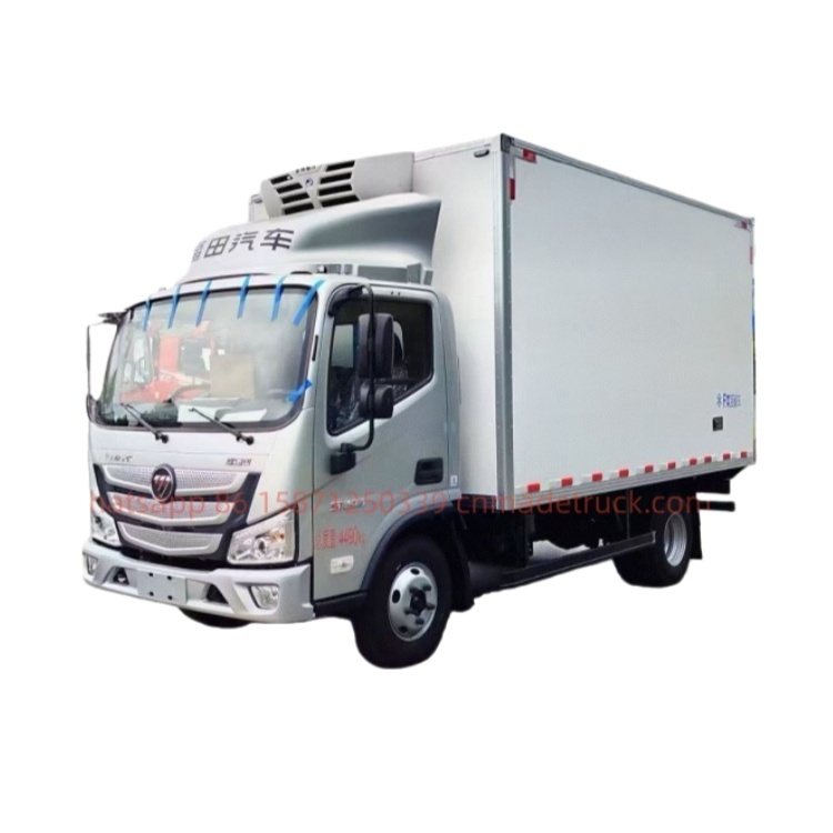 4.2m Class VI Foton Aumark S1 Refrigerated Truck, 158hp Max Speed: 105 km/h Payload Capacity: 1100 kg
