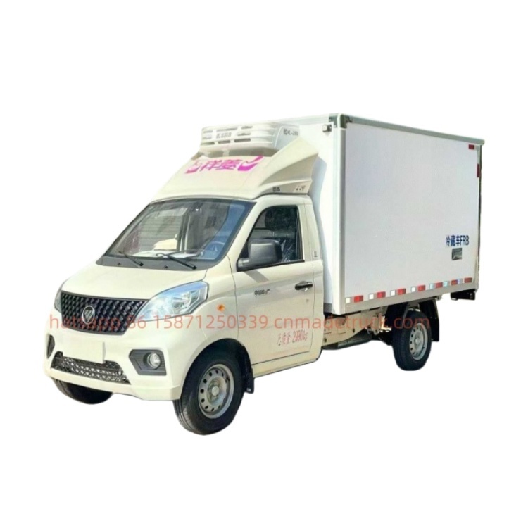 Foton Xiangling V1 4×2 cold chain refrigerated truck, 1.6L displacement, 98 horsepower, maximum speed limit 105km/h
