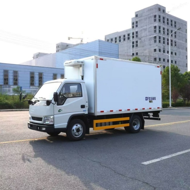 JMC Shunda Mini Truck 3.7-Meter Blue-Plate Class F Refrigerated Truck
