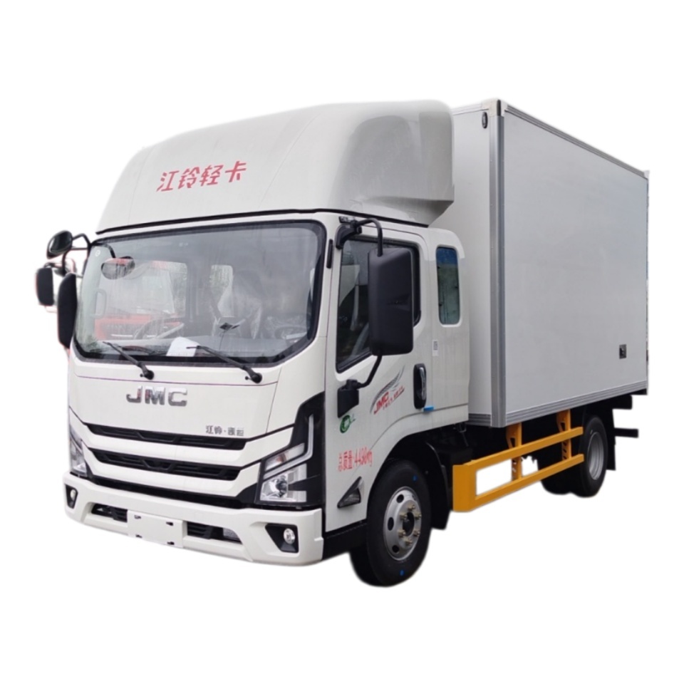 JMC  Blue License Semi-Cab Wide Cold Chain Box Refrigerated Transport Vehicle