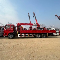 DFL Jincheng rear eight-wheel Changxing 12-ton truck-mounted crane