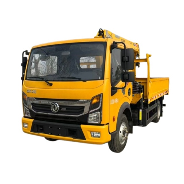 DFL  blue license 4-ton truck-mounted crane