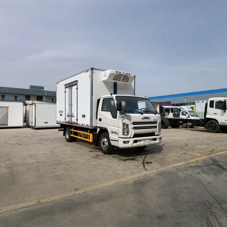 JMC  Wide-body National VI Blue Plate Cold Chain Refrigerated Transport Vehicle