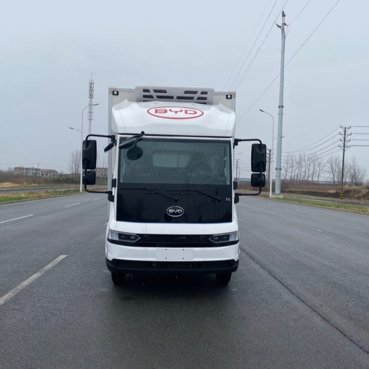 BYD T5 EV Electric Cold Chain Box Truck,  Refrigerated Box Truck