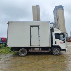 Sinotruk Howo 4.2-meter National VI Blue Light Refrigerated Light Truck