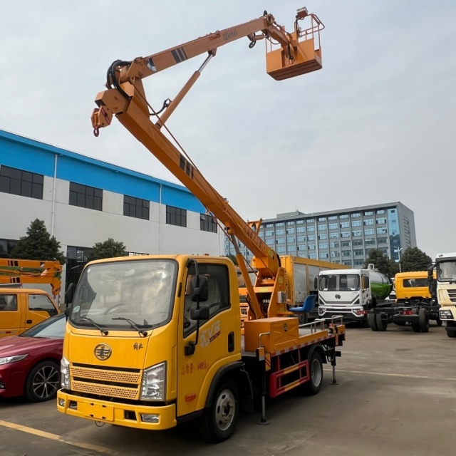 FAW  Tiger VR 13.5-meter Folding Arm Aerial Work Vehicle Hydraulic lifting platform truck