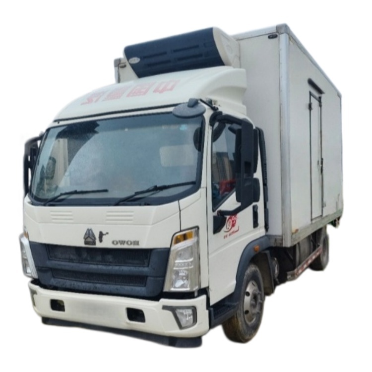 Sinotruk Howo 4.2-meter National VI Blue Light Refrigerated Light Truck