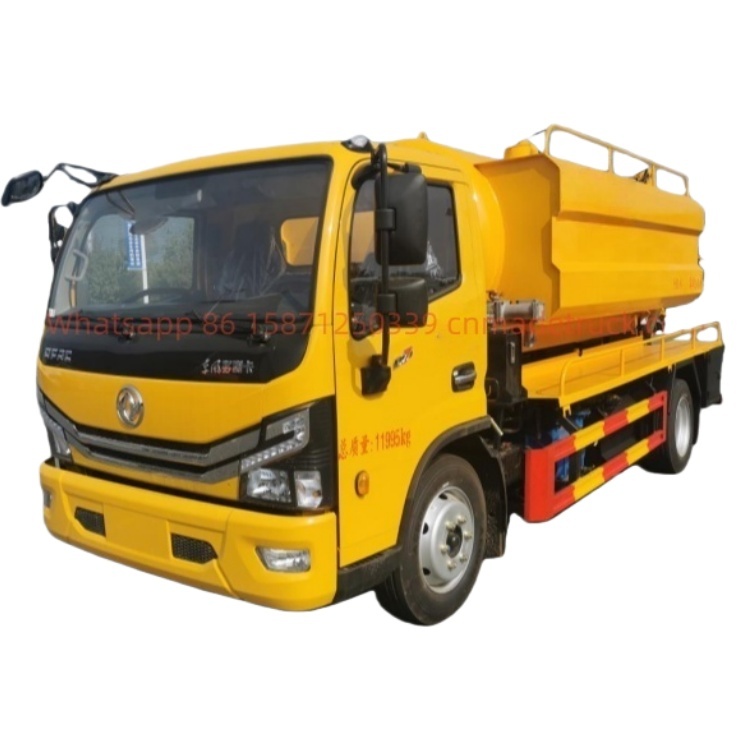 DFL 10000-liter sewage suction truck equipped with a Yuchai 165-horsepower engine and a wheelbase of 3800mm