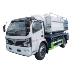 DFL Furika suction truck powered by Yuchai 135 horsepower engine with a displacement of 2970L