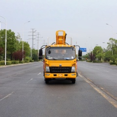 Sinotruk Howo Blue License 31m Telescopic Boom Aerial Work Vehicle