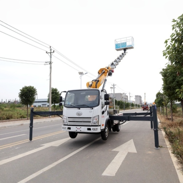 FAW  Hu VR Blue License 28.3m Straight Arm Aerial Work Vehicle