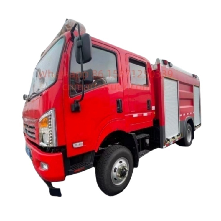 Sinotruk 4-cubic-meter  water tank fire truck 3800 wheelbase