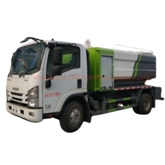 7000-liter Isuzu cleaning and sewage suction truck with Isuzu 163-horsepower engine and 3000-liter displacement