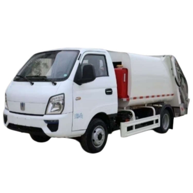 Geely V5E all-electric compressed garbage truck with a wheelbase of 2850mm