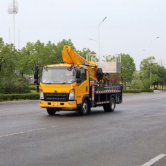 Sinotruk Howo Blue License 31m Telescopic Boom Aerial Work Vehicle