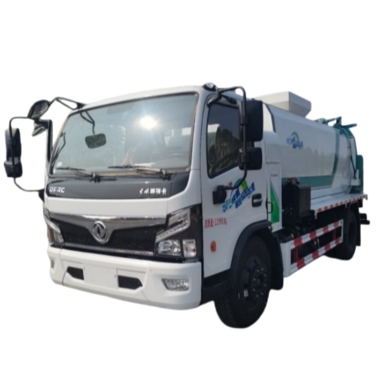 DFL  hybrid 10,000-liter kitchen waste truck engine Yunnei 150 horsepower wheelbase3970mm