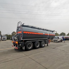 28400L Corrosive Goods Tank Transport Semi-trailer Corrosive Goods Transportation