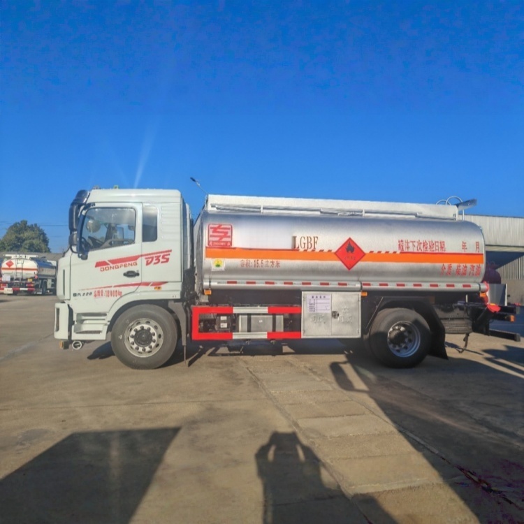 Dongfeng D3S 18000 kg National VI Single-Axle 15500L Oil Tank Truck