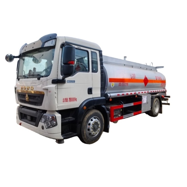 Sinotruk Howo TX Single Axle, Gross Mass 18000kg, 15000L Fuel Tanker Truck