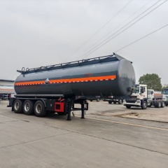 28400L Corrosive Goods Tank Transport Semi-trailer Corrosive Goods Transportation