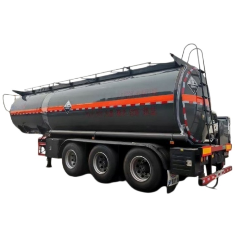 28400L Corrosive Goods Tank Transport Semi-trailer Corrosive Goods Transportation