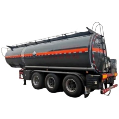 28400L Corrosive Goods Tank Transport Semi-trailer Corrosive Goods Transportation