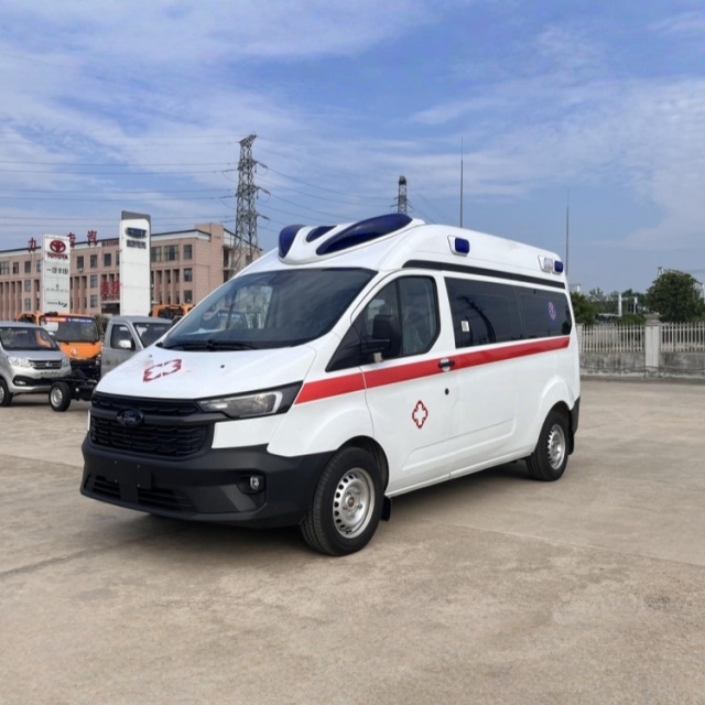 Ford V362 - New Model - China 6 Emission Standard - Mid Wheelbase Gasoline Automatic Ambulance, Emergency Care Type
